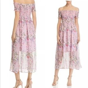 Sam Edelman Off The Shoulder Floral Midi Dress | Size: XS | Used